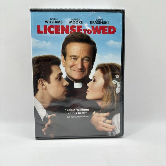 License To Wed DVD Robin Williams Mandy Moore John Krasinski Rated PG13 - Picture 1 of 2